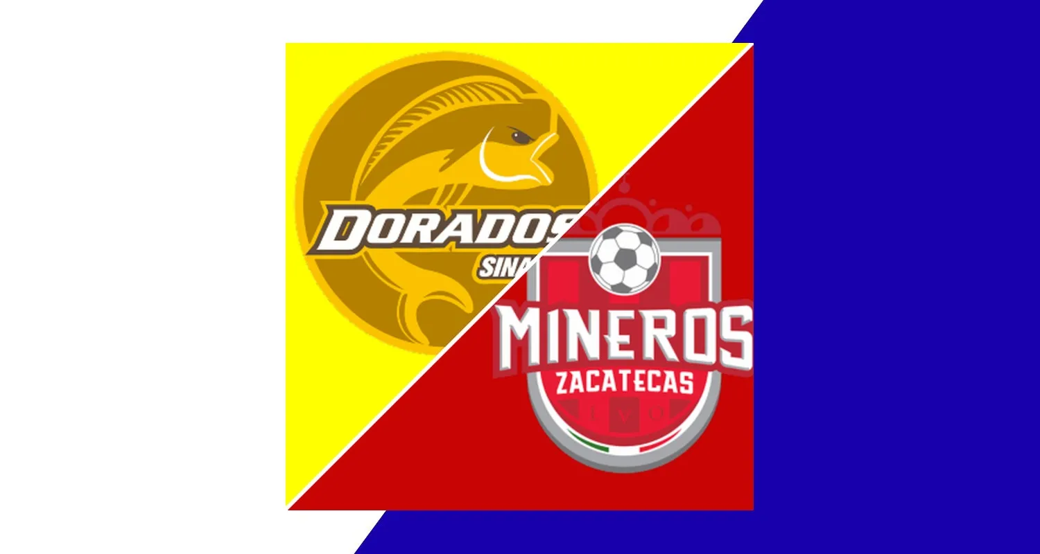 Dorados de Sinaloa playing against CD Mineros at Estadio El Encanto.
